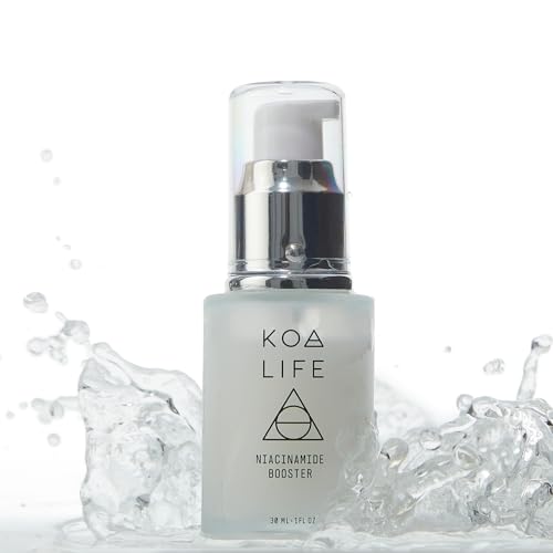 Koa Life Niacinamide Serum - Hydrating Booster for Youthful Skin, Vegan & Cruelty-Free - 1 Fl Oz