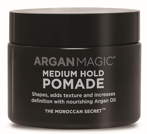 Argan Magic Hair Pomade - Shapes & Texturizes, Nourishing Argan & Castor Oil - 8 Oz