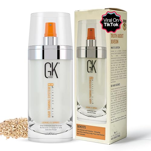 GK HAIR Leave-In Conditioner Spray - Hydrates, Detangles, Nourishes with Natural Oils - 120 ml