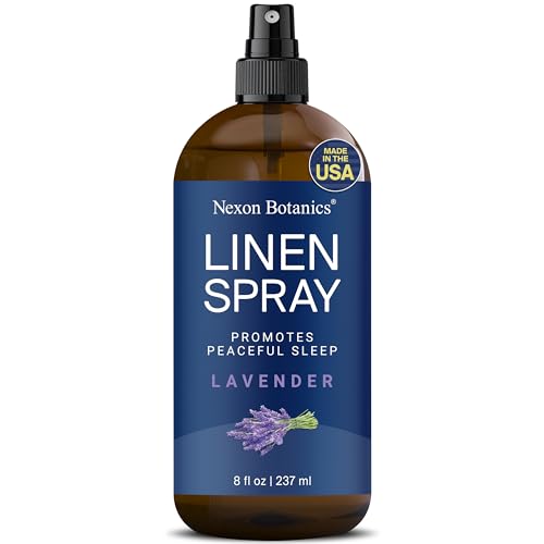 Nexon Botanics Lavender Linen Spray - Soothing Aromatherapy, Non-GMO & Cruelty-Free - 8 fl oz