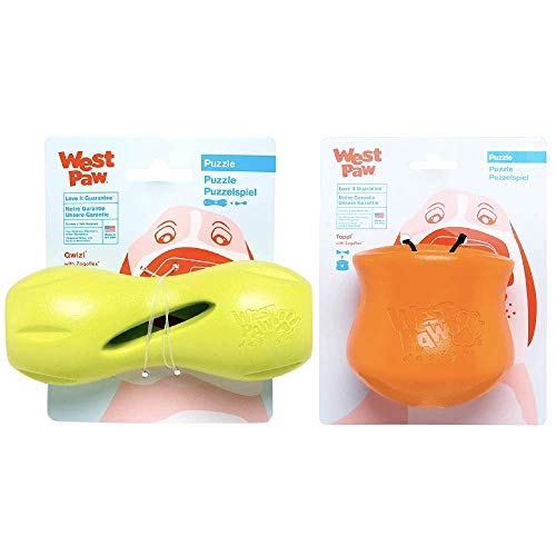 WEST PAW Dog Toy Bundle - Interactive Chew Toys, Mentally Stimulating, Recyclable - Large & Small