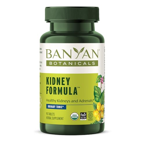 Banyan Botanicals Kidney Formula - Supports Kidney Health, Organic Gokshura Blend - 90 Tablets