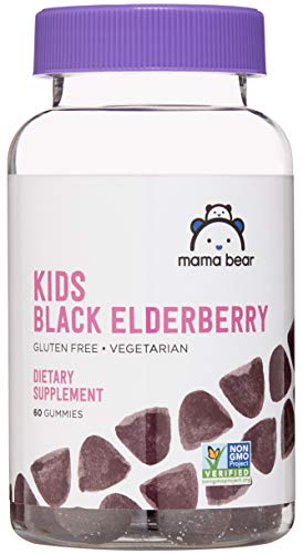 Mama Bear Kids Vitamin C Gummies - Immune Support with Elderberry, Non-GMO, 60 Count