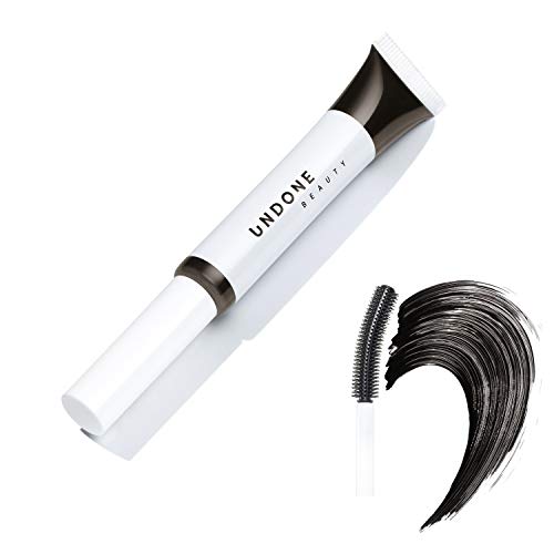 Undone Beauty Laze Lash Glaze Mascara - Volumizing, Clump-Free, Vegan - Dark Chocolate