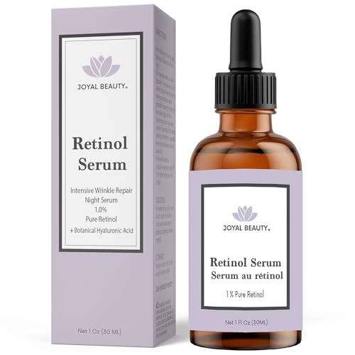 JOYAL BEAUTY Retinol Serum - Anti-Aging, Hydrating Formula for Fine Lines & Pores - 1oz