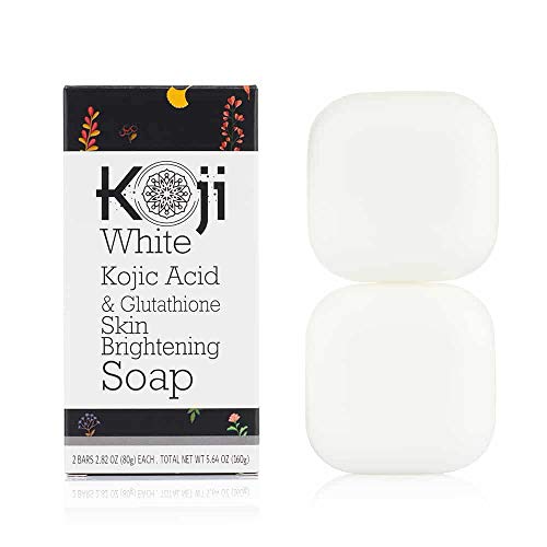 Koji White Soap Set - Brightening & Hydrating, Reduces Fine Lines - 2.82oz (2 Bars)
