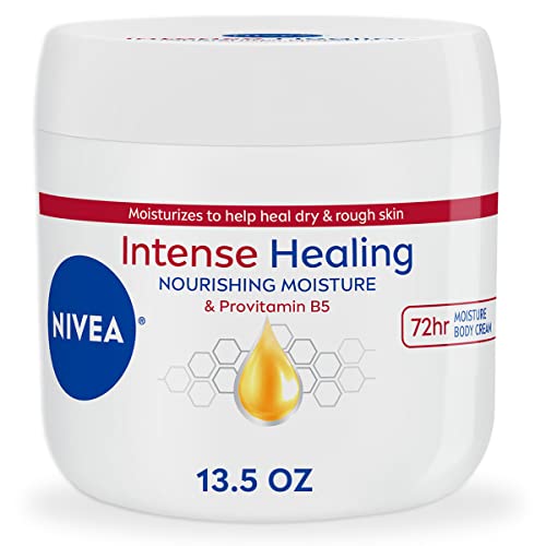 Nivea Intense Healing Body Cream - Deep Moisturization, Non-Greasy, Provitamin B5 - 13.5 oz