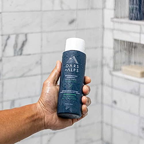 Oars + Alps Men's Shampoo - Soothes Scalp, Moisturizes Hair, Vegan - 13.5 Fl Oz