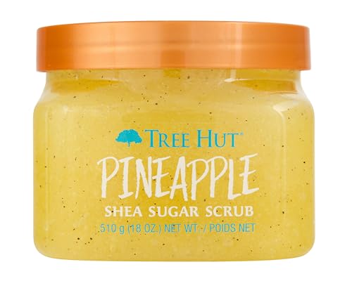 Tree Hut Body Scrub - Ultra Hydrating Exfoliant with Tropical Pineapple Scent - 18 oz