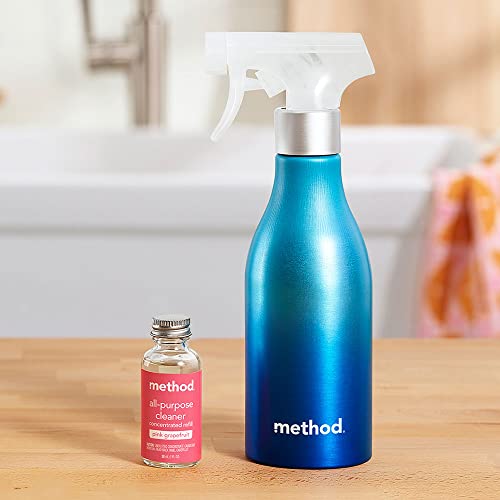 Method All-Purpose Cleaner - Plant-Based, Cuts Grease, Cruelty-Free - 4 Recyclable 1oz Refills