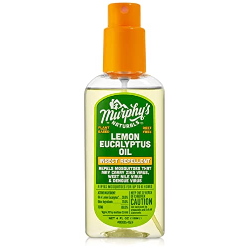 Murphy's Naturals Bug Repellent - DEET-Free, Plant-Based Protection for Skin + Gear - 4oz