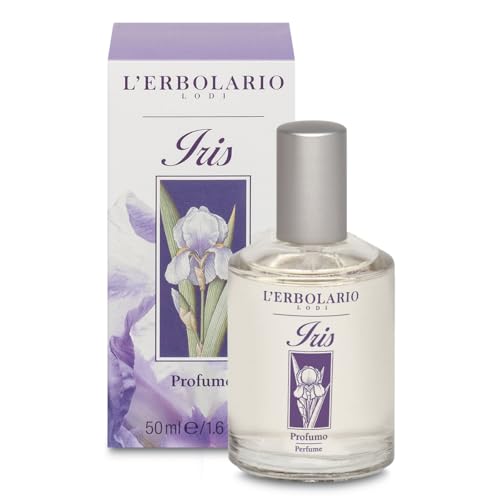 L'Erbolario Iris Perfume - Uplifting Bergamot & Iris, Allergy-Tested, Organic - 1.6oz EDP