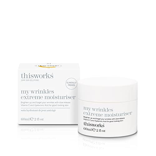 THISWORKS My Wrinkles Extreme Moisturiser - Hydrates, Reduces Wrinkles, 2oz with Vitamin C