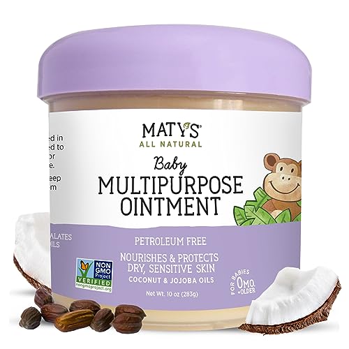 Matys Multipurpose Baby Ointment - Gentle Skin Protection, Petroleum & Fragrance Free - 10oz