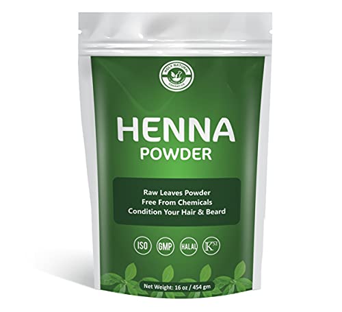 Holy Natural's Henna Powder - 100% Natural Hair & Beard Dye, USDA Certified - 100g