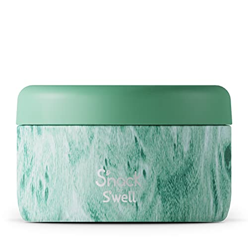 S'well S'nack Food Storage Container - Keeps Food Cold 10 Hours, BPA-Free - 10oz Peppermint Tree