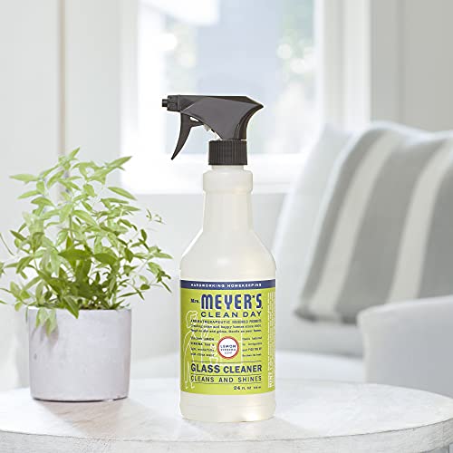 Mrs. Meyer's Clean Day Glass Cleaner - Ammonia-Free, Streak-Free Shine, Lemon Verbena - 24 Fl Oz