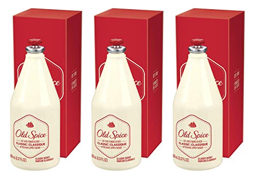 Old Spice Classic After Shave - Soothing Formula, Refreshing Scent - 6.37oz (Pack of 3)