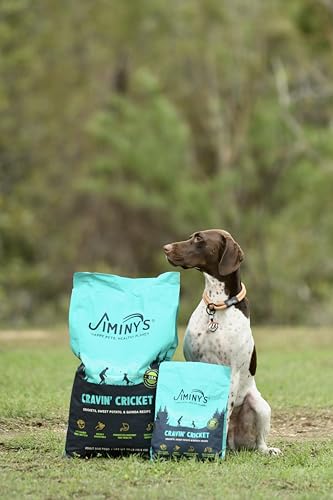 Jiminy's Cravin' Cricket Dry Dog Food - Hypoallergenic, Digestible Insect Protein - 3.5lb