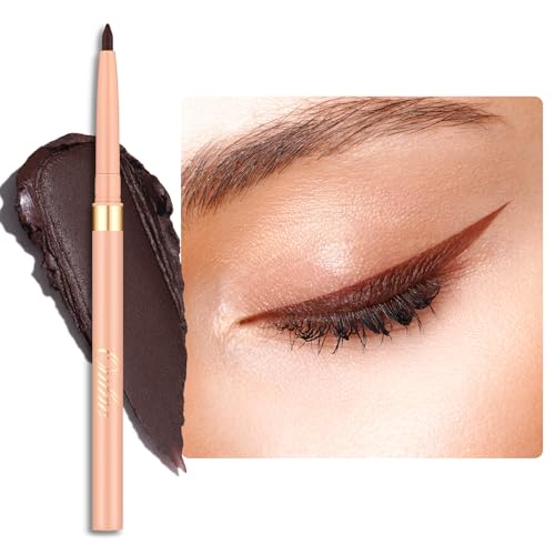 Oulac Eyeliner Pencil - Waterproof & Smudge-Proof, Creamy Application, Vegan - 03 Teddy