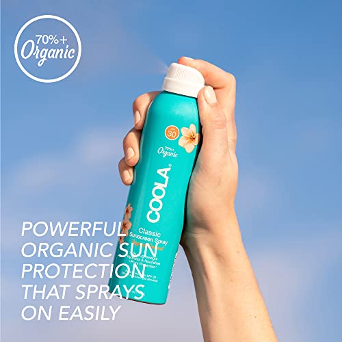 COOLA Organic Sunscreen SPF 30 - Hydrating, Antioxidant-Rich, Tropical Coconut - 6 Fl Oz