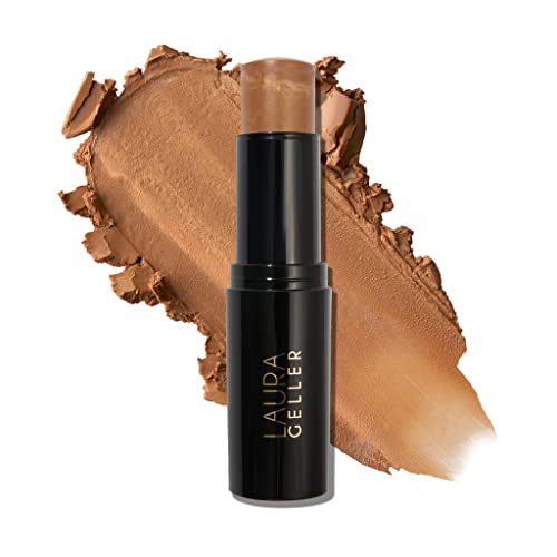 LAURA GELLER Bronzer Stick - Natural Radiance with Hydrating Vitamin E, Warm Bronze - 0.26oz