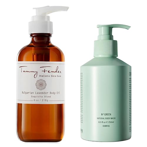 TAMMY FENDER Body Wash & Lavender Oil - Nourishing, Vegan, Cruelty-Free Bundle - 16.5oz