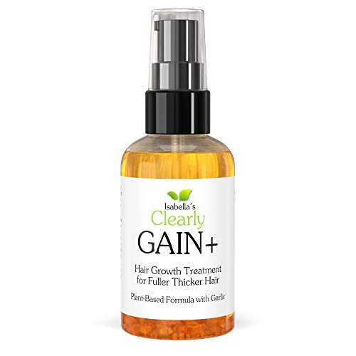 Clearly GAIN+ Hair Growth Treatment - Nourishes Scalp, Natural Oils, For All Hair Types - 4oz