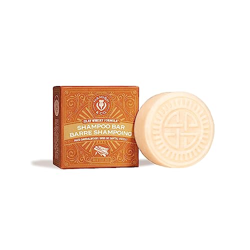 Viori Hamish & Co. Shampoo Bar - Hydrating, Antioxidant-Rich Formula - Aged Sandalwood, 3.5oz