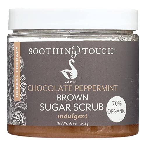 Soothing Touch Body Scrub - Exfoliating Chocolate Peppermint, Non-GMO, Cruelty Free - 16oz