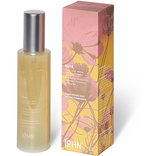 Lohn Erde Everywhere Mist - Luxurious Room & Linen Spray, Vegan, Long-Lasting Cedar & Fig - 3.4oz