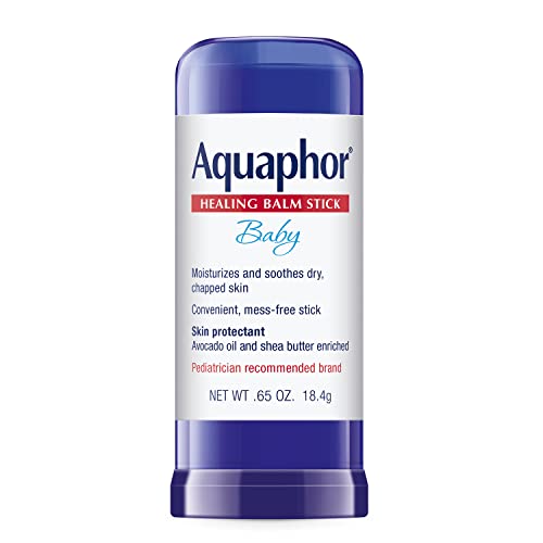 Aquaphor Baby Balm Stick - Soothes & Heals Dry Skin, Avocado Oil & Shea Butter - 0.65oz