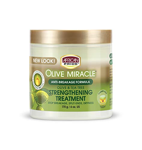 African Pride Hair Care Set - Strengthens & Moisturizes with Olive Oil, 3 Pack