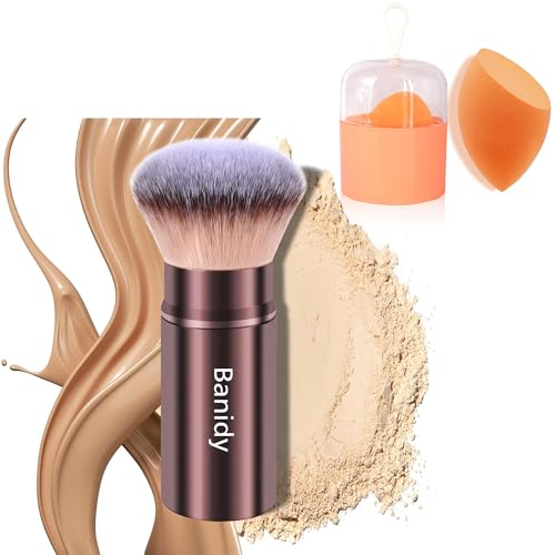 Banidy Makeup Brush Set - Precision Application, Cruelty-Free & Vegan, Travel-Friendly - 5 pcs