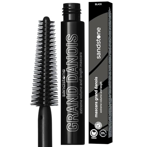 Sandstone Scandinavia Hypoallergenic Mascara - Smudge-Proof, Vegan, Allergy Certified - Black