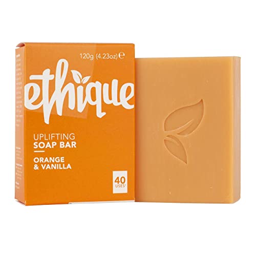 Ethique Body Wash - Uplifting Sweet Orange & Vanilla, Vegan, Cruelty-Free - 4.23 oz (Pack of 2)