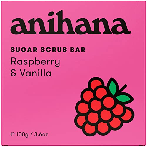 ANIHANA Body Scrub Bars - Gentle Exfoliation, Nourishing Coconut Oil - 4 Pack, 3.6 Oz Each