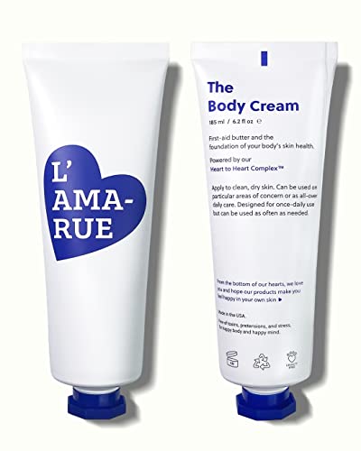 L'AMARUE Body Cream - Deep Hydration, Firming & Anti-Aging, Vegan, Non-Greasy - 4 fl oz