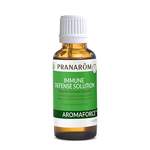 Pranarom Aromaforce Immune Defense Essential Oil Blend - Immune Support, USDA Organic - 30ml