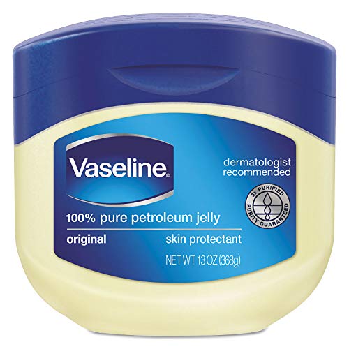 Vaseline Petroleum Jelly - Hypoallergenic Moisturizer for Dry Skin, Non-Comedogenic - 13oz