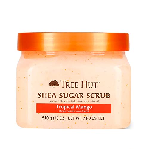 Tree Hut Body Scrub - Ultra Hydrating with Natural Oils, Nourishing Mango Essence - 18oz
