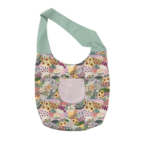 Esembly Carryall Bag - Waterproof, Spacious, BPA-Free Tote for Shopping & Beach - Botanic Garden