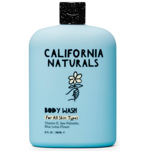 California Naturals Body Wash - Hydrating, Vitamin E & Saw Palmetto, Natural Ingredients - 12 fl oz