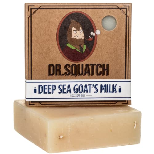 Dr. Squatch Bar Soap - Moisturizing Goat's Milk, Medium Grit Exfoliation, Fresh Scent - 5oz