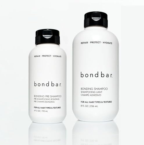 Bondbar Shampoo & Pre-Shampoo Treatment - Reduces Breakage, Moisturizes, Vegan - 4 Fl. Oz.