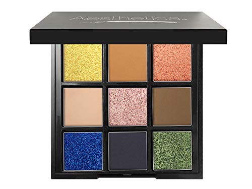 Aesthetica BE Eyeshadow Palette - Ultra-Pigmented, Paraben-Free, Vegan - 9 Shades