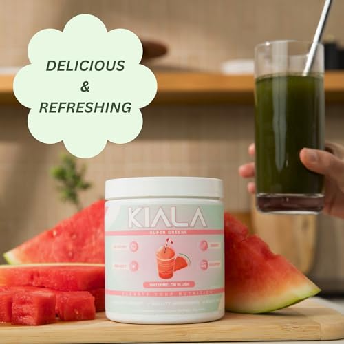 Kiala Nutrition Super Greens - Supports Gut Health & Immunity, Reduces Bloating - 30 Servings