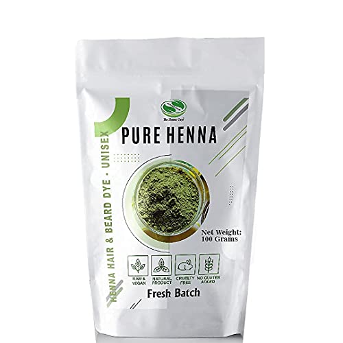 The Henna Guys Hair Dye - Natural Red Color, Conditions & Covers Grays - 100g Pure Henna Powder