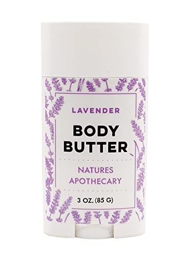 NATURE'S APOTHECARY Lavender Body Butter - 24-Hour Hydration, Hypoallergenic - 8oz