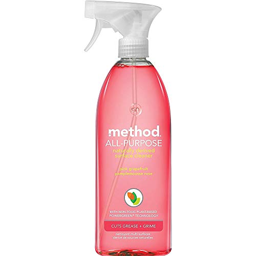 Method All-Purpose Cleaner - Plant-Based Power, Cuts Grease & Grime - Pink Grapefruit, 28oz